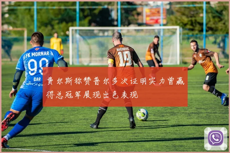 费尔斯称赞普尔多次证明实力曾赢得总冠军展现出色表现